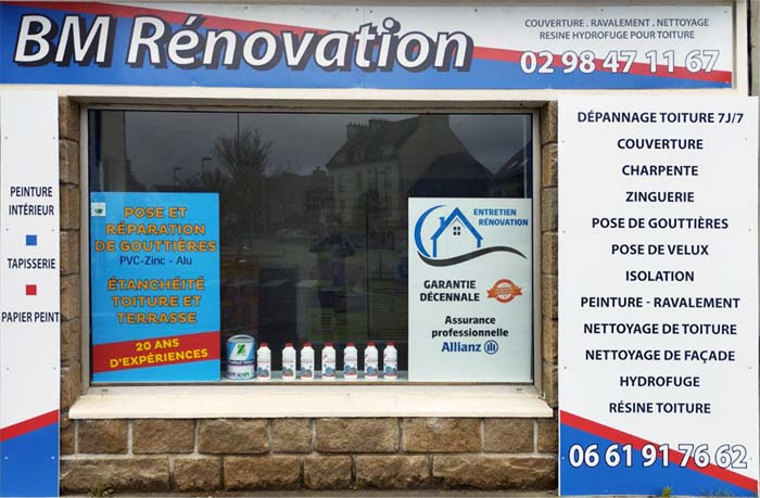 Devanture de l'entreprise